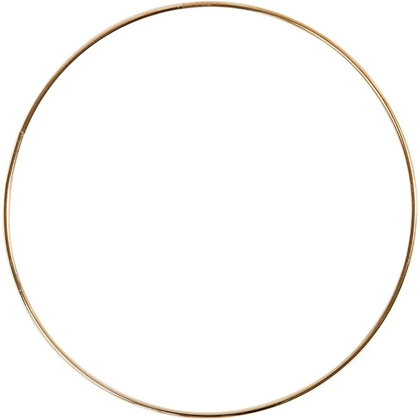 Metalring, Guld, 3 mm, 20-30 cm, 1 stk